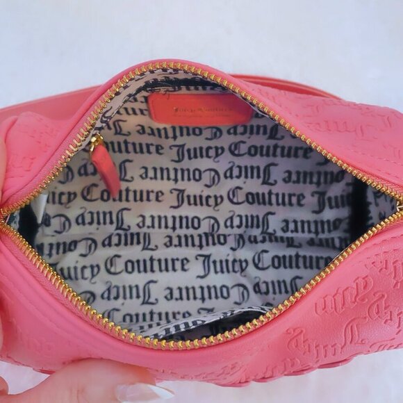 Juicy Couture Pink String Of Pearls Roll Crossbody Handbag Purse NWT - Picture 8 of 9